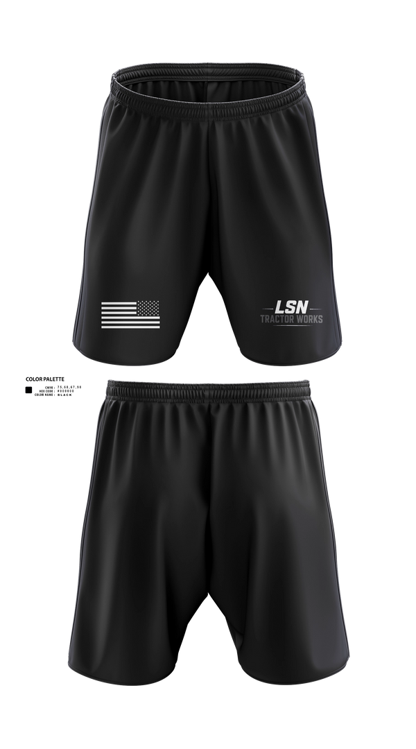Athletic Shorts With Pockets, LSN Tractor Works, Police, Teamtime, Team time, sublimation, custom sports apparel, team uniforms, spirit wear, spiritwear, sports uniforms, custom shirts, team store, custom team store, fundraiser sports, apparel fundraiser