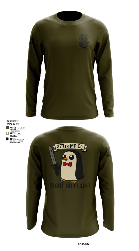 Long Sleeve Performance Shirt, 377th MP Co, Army, Teamtime, Team time, sublimation, custom sports apparel, team uniforms, spirit wear, spiritwear, sports uniforms, custom shirts, team store, custom team store, fundraiser sports, apparel fundraiser