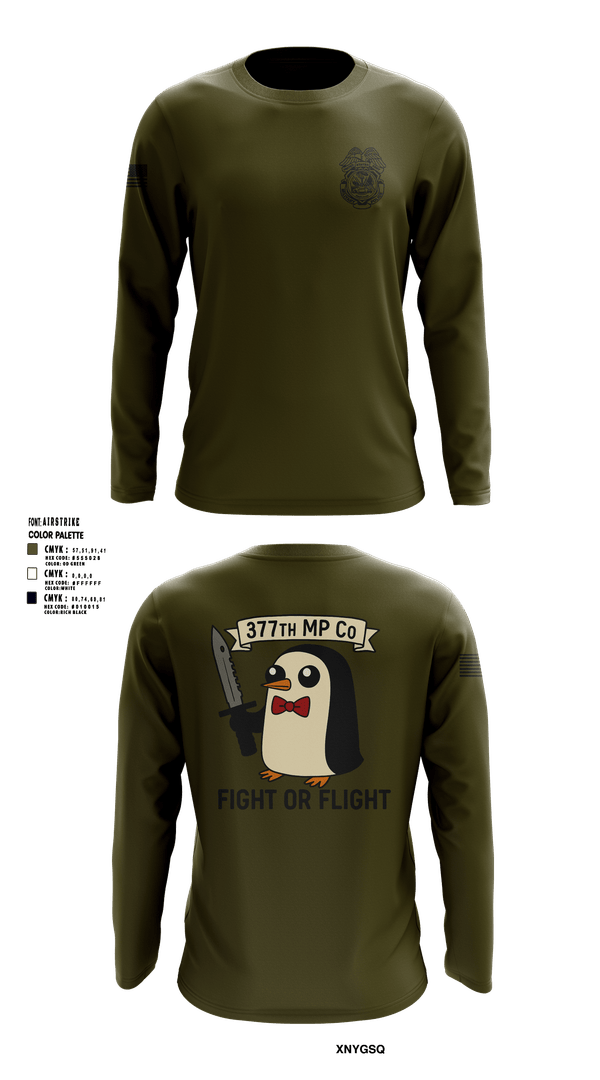 Long Sleeve Performance Shirt, 377th MP Co, Army, Teamtime, Team time, sublimation, custom sports apparel, team uniforms, spirit wear, spiritwear, sports uniforms, custom shirts, team store, custom team store, fundraiser sports, apparel fundraiser