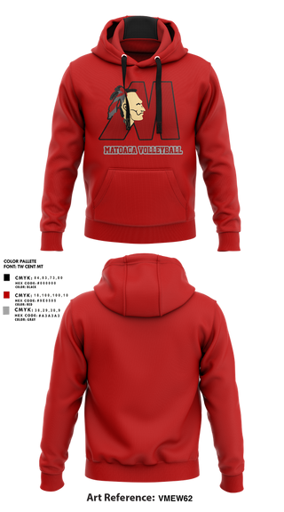 Hoodie, Matoaca High School Volleyball, Women's Volleyball, Teamtime, Team time, sublimation, custom sports apparel, team uniforms, spirit wear, spiritwear, sports uniforms, custom shirts, team store, custom team store, fundraiser sports, apparel fundraiser