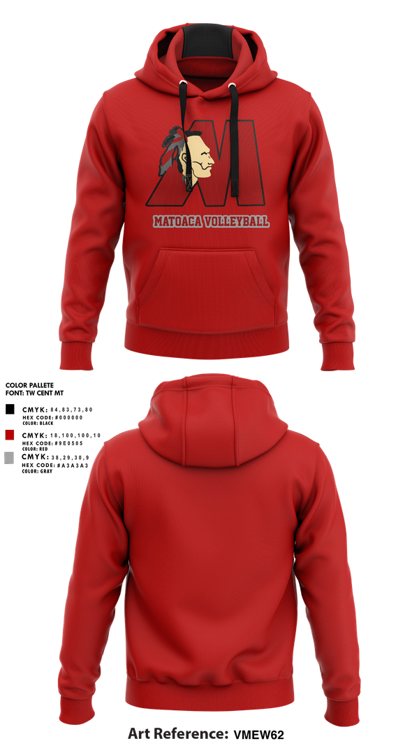 Hoodie, Matoaca High School Volleyball, Women's Volleyball, Teamtime, Team time, sublimation, custom sports apparel, team uniforms, spirit wear, spiritwear, sports uniforms, custom shirts, team store, custom team store, fundraiser sports, apparel fundraiser
