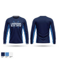 Louisiana Blue Crew Long Sleeve Performance Shirt - 1