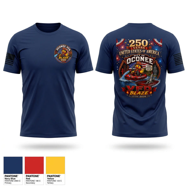 Short Sleeve Performance Shirt, City of Oconee Volunteer Fire Department, Fire Department, Teamtime, Team time, sublimation, custom sports apparel, team uniforms, spirit wear, spiritwear, sports uniforms, custom shirts, team store, custom team store, fundraiser sports, apparel fundraiser