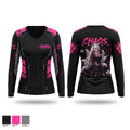 Chaos squad 02 Women's Long Sleeve V-neck Shirt - 1