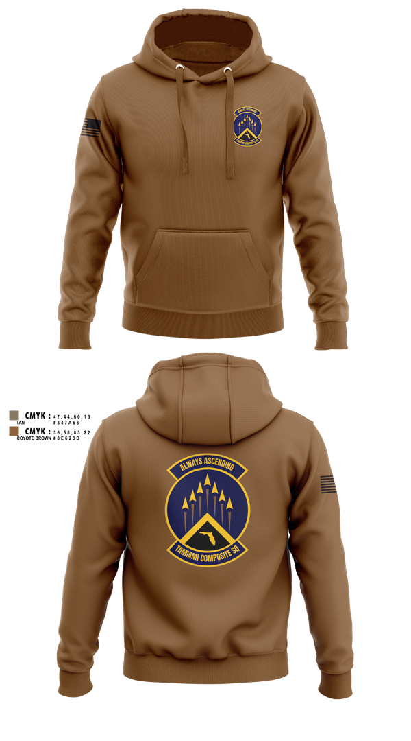 Hoodie, SER-FL-355 TAMIAMI COMPOSITE SQUADRON, , Teamtime, Team time, sublimation, custom sports apparel, team uniforms, spirit wear, spiritwear, sports uniforms, custom shirts, team store, custom team store, fundraiser sports, apparel fundraiser