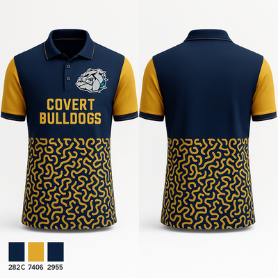 Covert Bulldogs 6001888 Short Sleeve Performance Polo - 1