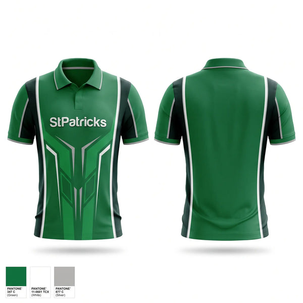 Short Sleeve Performance Polo, St.Patrick’s, Men's Basketball, Teamtime, Team time, sublimation, custom sports apparel, team uniforms, spirit wear, spiritwear, sports uniforms, custom shirts, team store, custom team store, fundraiser sports, apparel fundraiser