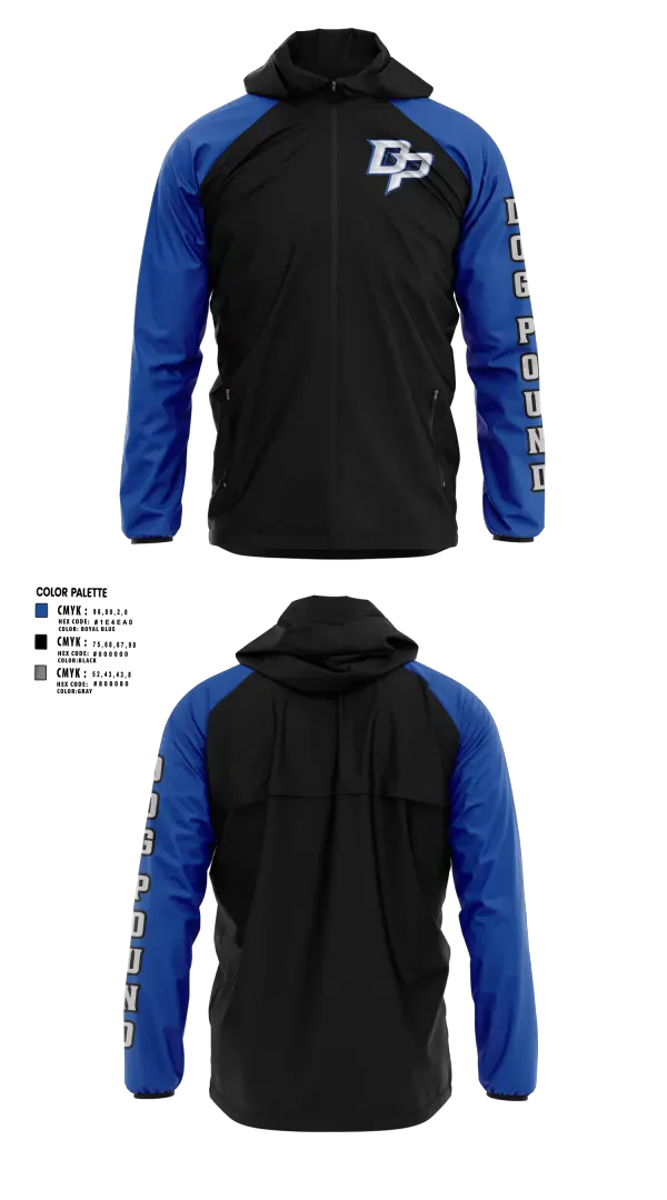 Windbreaker, DOG POUND, Baseball, Teamtime, Team time, sublimation, custom sports apparel, team uniforms, spirit wear, spiritwear, sports uniforms, custom shirts, team store, custom team store, fundraiser sports, apparel fundraiser