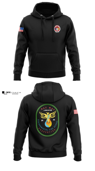 Hoodie, Haz Mat 2 Environmental Fire Rescue Company, Fire Department, Teamtime, Team time, sublimation, custom sports apparel, team uniforms, spirit wear, spiritwear, sports uniforms, custom shirts, team store, custom team store, fundraiser sports, apparel fundraiser