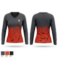 Ducks 32980493 Women's Long Sleeve V-neck Shirt - 1