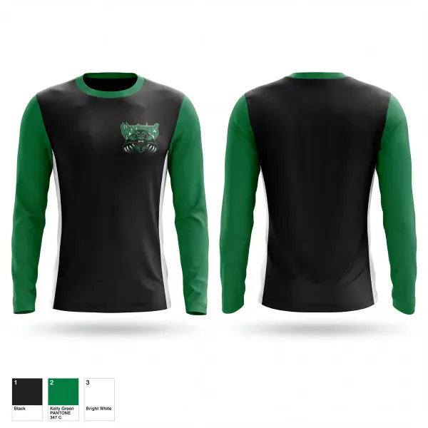 Long Sleeve Performance Shirt, Wolverines, Baseball, Teamtime, Team time, sublimation, custom sports apparel, team uniforms, spirit wear, spiritwear, sports uniforms, custom shirts, team store, custom team store, fundraiser sports, apparel fundraiser