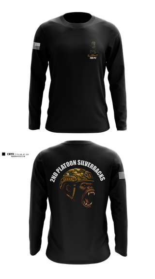 Long Sleeve Performance Shirt, 1136th MP Co, , Teamtime, Team time, sublimation, custom sports apparel, team uniforms, spirit wear, spiritwear, sports uniforms, custom shirts, team store, custom team store, fundraiser sports, apparel fundraiser