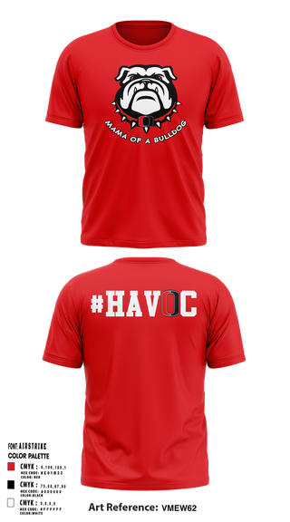 Short Sleeve Performance Shirt, Odessa R-VII Bulldogs Football, , Teamtime, Team time, sublimation, custom sports apparel, team uniforms, spirit wear, spiritwear, sports uniforms, custom shirts, team store, custom team store, fundraiser sports, apparel fundraiser