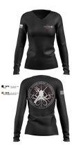 MCTID 81579829 Women's Long Sleeve V-neck Shirt - 2