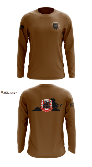 Long Sleeve Performance Shirt, 180th ESC, Army, Teamtime, Team time, sublimation, custom sports apparel, team uniforms, spirit wear, spiritwear, sports uniforms, custom shirts, team store, custom team store, fundraiser sports, apparel fundraiser