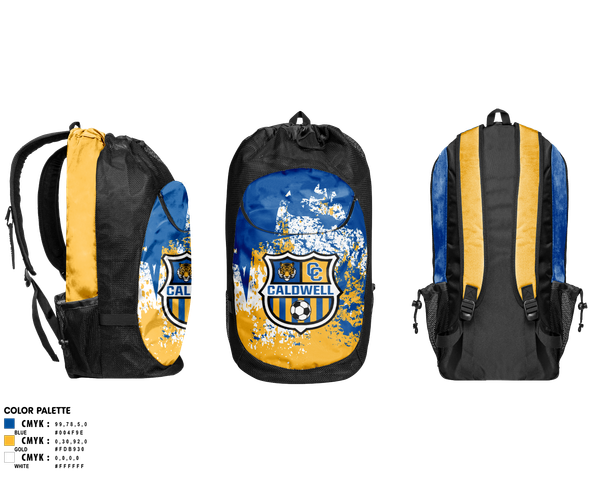 Gear Bag, Caldwell County Soccer, Men's Soccer, Teamtime, Team time, sublimation, custom sports apparel, team uniforms, spirit wear, spiritwear, sports uniforms, custom shirts, team store, custom team store, fundraiser sports, apparel fundraiser