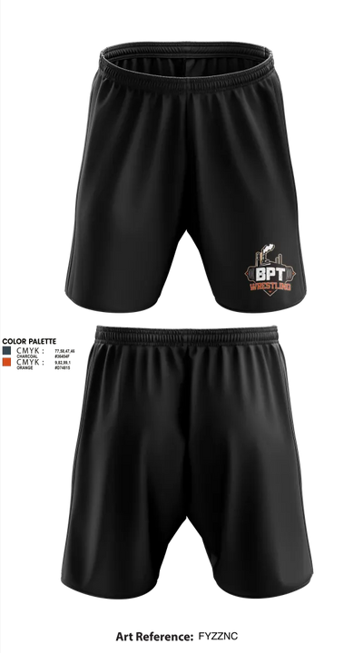 BPT Wrestling 50112893 Athletic Shorts With Pockets - 1