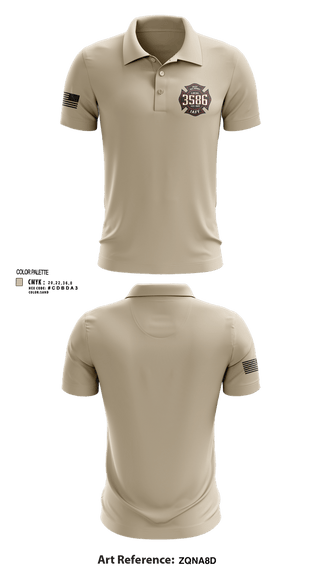 Short Sleeve Performance Polo, Local 3586 West Des Moines, Fire Department, Teamtime, Team time, sublimation, custom sports apparel, team uniforms, spirit wear, spiritwear, sports uniforms, custom shirts, team store, custom team store, fundraiser sports, apparel fundraiser