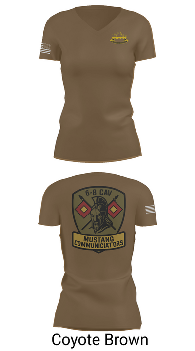 6-8 CAV 64955862 Women's Short Sleeve V-neck Shirt - 8