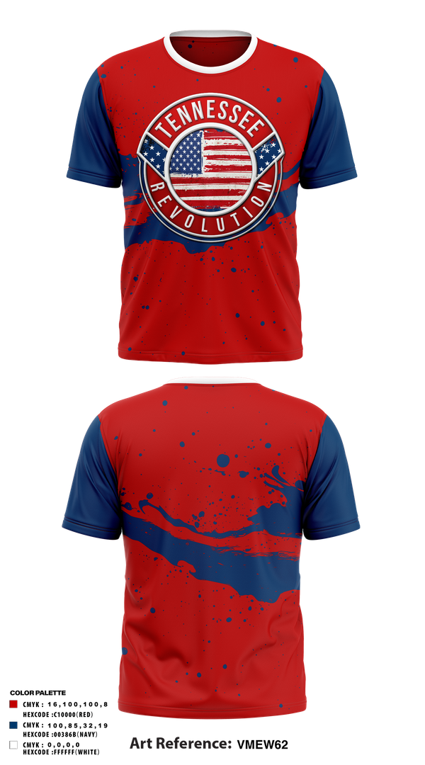 Old School Cotton Feel Shirt, Tennessee Revolution, , Teamtime, Team time, sublimation, custom sports apparel, team uniforms, spirit wear, spiritwear, sports uniforms, custom shirts, team store, custom team store, fundraiser sports, apparel fundraiser