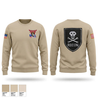 Crew Neck Sweatshirt, Recon plt 187th combat brigade team, Army, Teamtime, Team time, sublimation, custom sports apparel, team uniforms, spirit wear, spiritwear, sports uniforms, custom shirts, team store, custom team store, fundraiser sports, apparel fundraiser