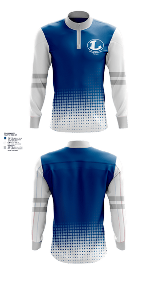 Quarter Zip Jacket, Lampasas Badgers BBYL, , Teamtime, Team time, sublimation, custom sports apparel, team uniforms, spirit wear, spiritwear, sports uniforms, custom shirts, team store, custom team store, fundraiser sports, apparel fundraiser