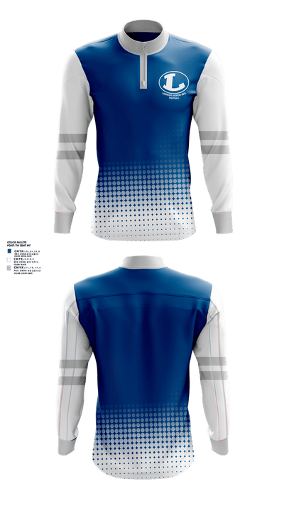 Lampasas Badgers BBYL 83590914 Quarter Zip Jacket - 2