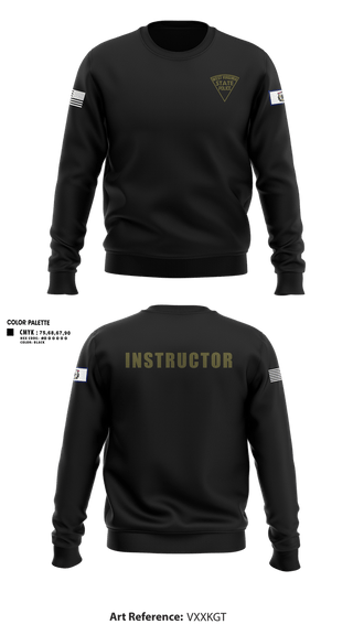 Crew Neck Sweatshirt, State Police, Police, Teamtime, Team time, sublimation, custom sports apparel, team uniforms, spirit wear, spiritwear, sports uniforms, custom shirts, team store, custom team store, fundraiser sports, apparel fundraiser