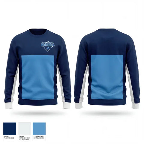Crew Neck Sweatshirt, Bombers, Baseball, Teamtime, Team time, sublimation, custom sports apparel, team uniforms, spirit wear, spiritwear, sports uniforms, custom shirts, team store, custom team store, fundraiser sports, apparel fundraiser