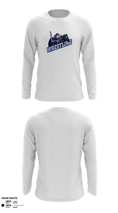 Trinity High School Wrestling Long Sleeve Performance Shirt - 3