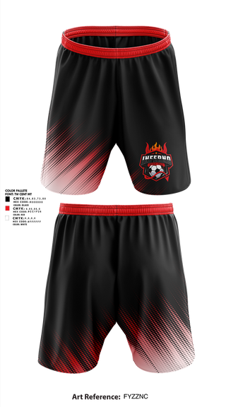 Athletic Shorts With Pockets, Coventry Inferno, Men's Soccer, Teamtime, Team time, sublimation, custom sports apparel, team uniforms, spirit wear, spiritwear, sports uniforms, custom shirts, team store, custom team store, fundraiser sports, apparel fundraiser