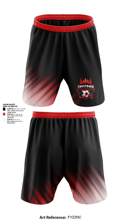 Coventry Inferno 84908841 Athletic Shorts With Pockets - 1