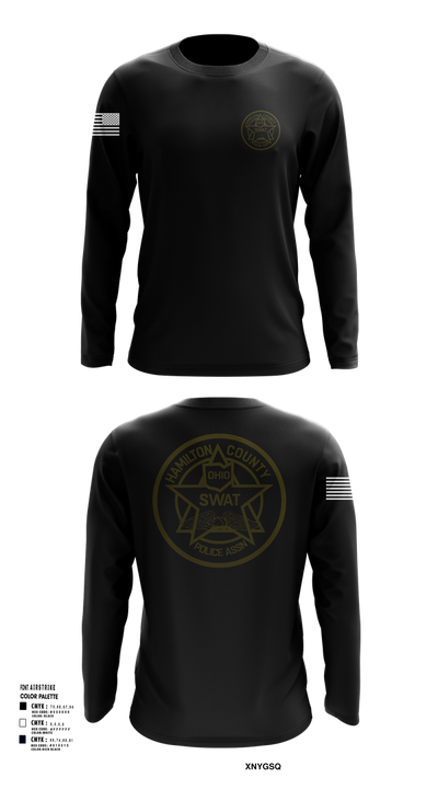 HCPA Swat 1437477 Long Sleeve Performance Shirt 105