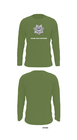 Long Sleeve Performance Shirt, Coalinga Police Department, Police, Teamtime, Team time, sublimation, custom sports apparel, team uniforms, spirit wear, spiritwear, sports uniforms, custom shirts, team store, custom team store, fundraiser sports, apparel fundraiser