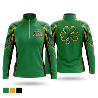 Quarter Zip Jacket, Clovers Lacrosse Club, Men's Lacrosse, Teamtime, Team time, sublimation, custom sports apparel, team uniforms, spirit wear, spiritwear, sports uniforms, custom shirts, team store, custom team store, fundraiser sports, apparel fundraiser