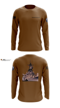 Battleship Wisconsin Div Long Sleeve Performance Shirt - 6