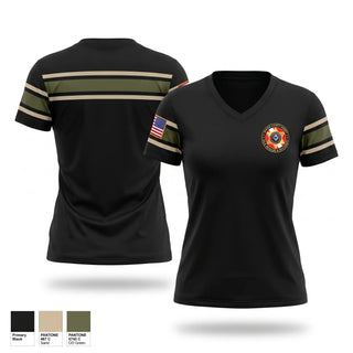 Womens Short Sleeve Vneck Shirt, Mohave County Sheriff's Office, Police, Teamtime, Team time, sublimation, custom sports apparel, team uniforms, spirit wear, spiritwear, sports uniforms, custom shirts, team store, custom team store, fundraiser sports, apparel fundraiser