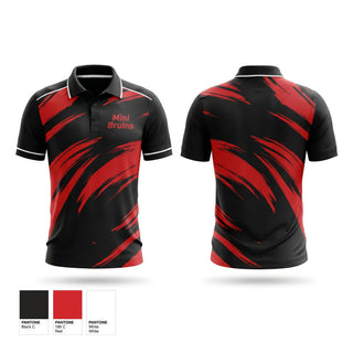 Short Sleeve Performance Polo, Mini Bruins, Cheer, Teamtime, Team time, sublimation, custom sports apparel, team uniforms, spirit wear, spiritwear, sports uniforms, custom shirts, team store, custom team store, fundraiser sports, apparel fundraiser