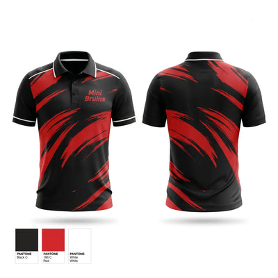 Mini Bruins Short Sleeve Performance Polo - 1