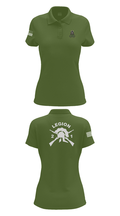 2-1 21461716 Women's Short Sleeve Performance Polo  - 55