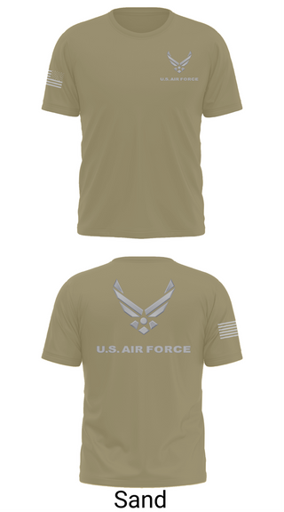 Short Sleeve Performance Shirt, USAF Volunteer, Air Force, Teamtime, Team time, sublimation, custom sports apparel, team uniforms, spirit wear, spiritwear, sports uniforms, custom shirts, team store, custom team store, fundraiser sports, apparel fundraiser