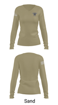 Marine Corps Police Department 73062733 Women's Long Sleeve V-neck Shirt - 97