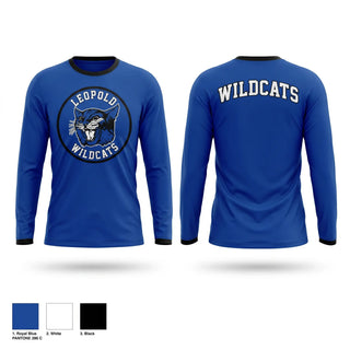 Long Sleeve Performance Shirt, Leopold, Cross Country, Teamtime, Team time, sublimation, custom sports apparel, team uniforms, spirit wear, spiritwear, sports uniforms, custom shirts, team store, custom team store, fundraiser sports, apparel fundraiser
