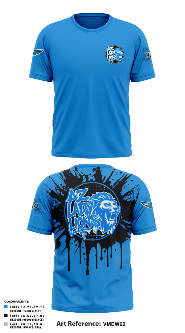 Old School Cotton Feel Shirt, AZ Lady Lions, Spirit Store, Teamtime, Team time, sublimation, custom sports apparel, team uniforms, spirit wear, spiritwear, sports uniforms, custom shirts, team store, custom team store, fundraiser sports, apparel fundraiser