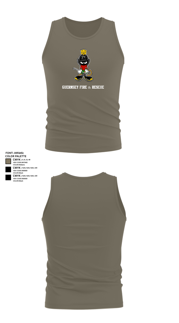 Tank Top, Guernsey Fire & Rescue, , Teamtime, Team time, sublimation, custom sports apparel, team uniforms, spirit wear, spiritwear, sports uniforms, custom shirts, team store, custom team store, fundraiser sports, apparel fundraiser