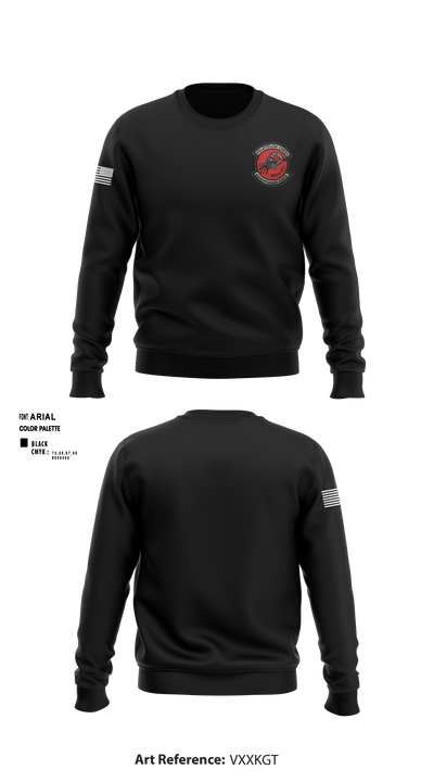 LAZY HELLDIVER 74477476 Crew Neck Sweatshirt - 1