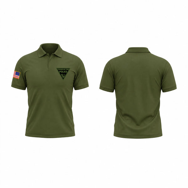 Short Sleeve Performance Polo, Franklin Township Police Department, Police, Teamtime, Team time, sublimation, custom sports apparel, team uniforms, spirit wear, spiritwear, sports uniforms, custom shirts, team store, custom team store, fundraiser sports, apparel fundraiser