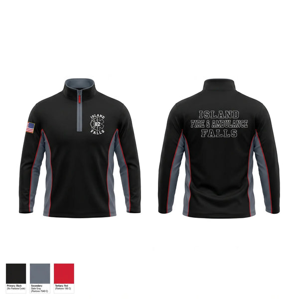 Windbreaker, Island Falls Fire & Ambulance, Fire Department, Teamtime, Team time, sublimation, custom sports apparel, team uniforms, spirit wear, spiritwear, sports uniforms, custom shirts, team store, custom team store, fundraiser sports, apparel fundraiser