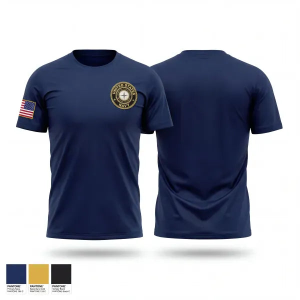 Short Sleeve Performance Shirt, PHS NJROTC, Navy, Teamtime, Team time, sublimation, custom sports apparel, team uniforms, spirit wear, spiritwear, sports uniforms, custom shirts, team store, custom team store, fundraiser sports, apparel fundraiser