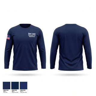 Long Sleeve Performance Shirt, San Leon Volunteer Fire Department, Fire Department, Teamtime, Team time, sublimation, custom sports apparel, team uniforms, spirit wear, spiritwear, sports uniforms, custom shirts, team store, custom team store, fundraiser sports, apparel fundraiser